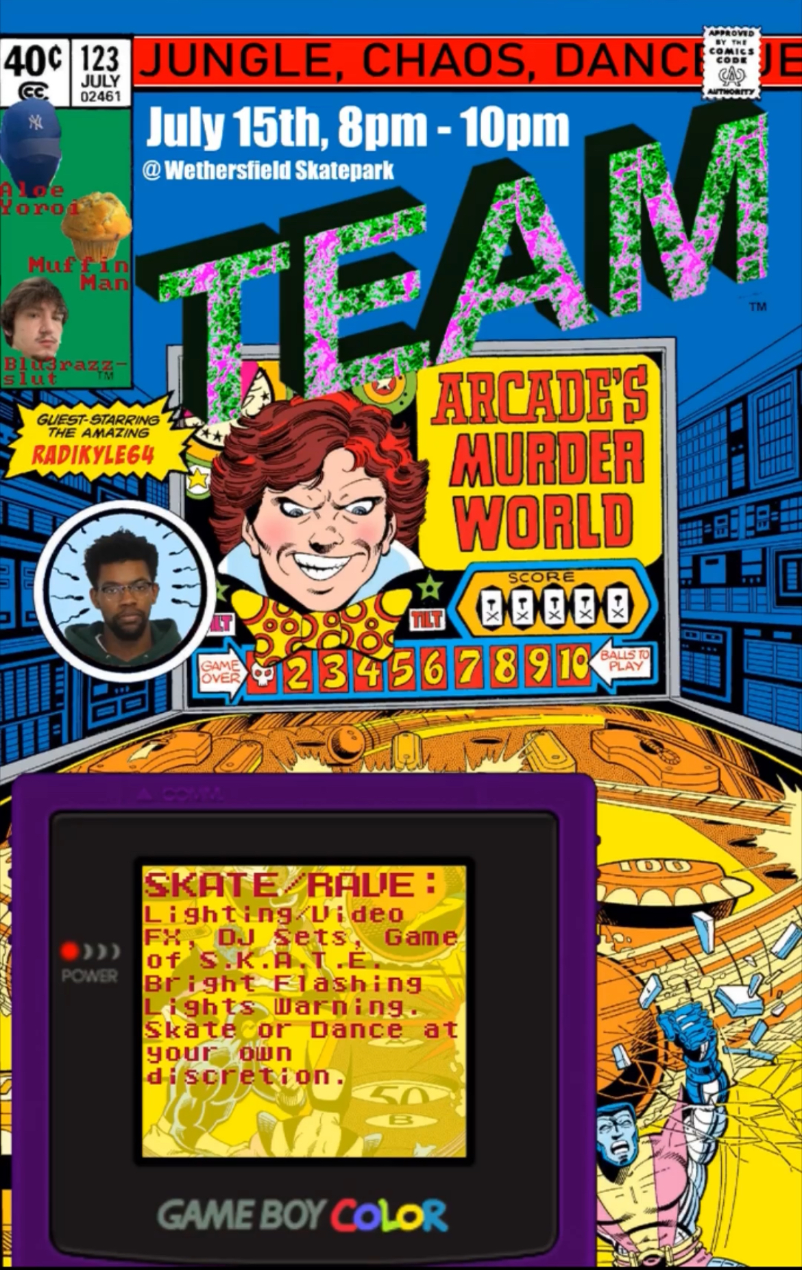 TEAM ARCADE MURDER WORLD FLYER